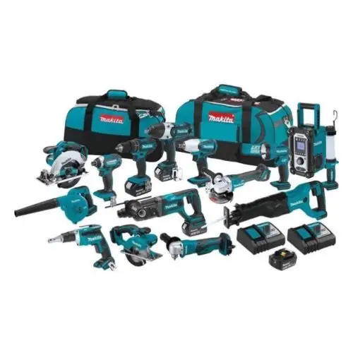 
Makitas Wholesale Lxt1500 18v Combo Kit/ Makitas Complete Set 15 Tools Plus 24 Months Warranty 