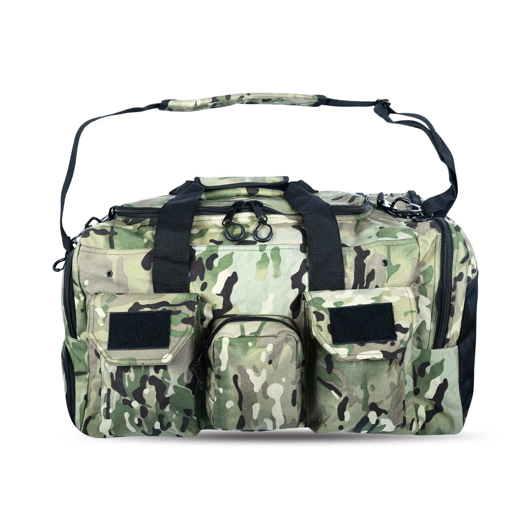 Large shoulder stripe 1000D nylon cordura gym duffel bags