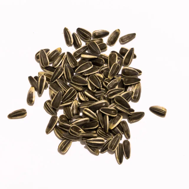 Узбекистан, семена подсолнуха, черная с белой полосой