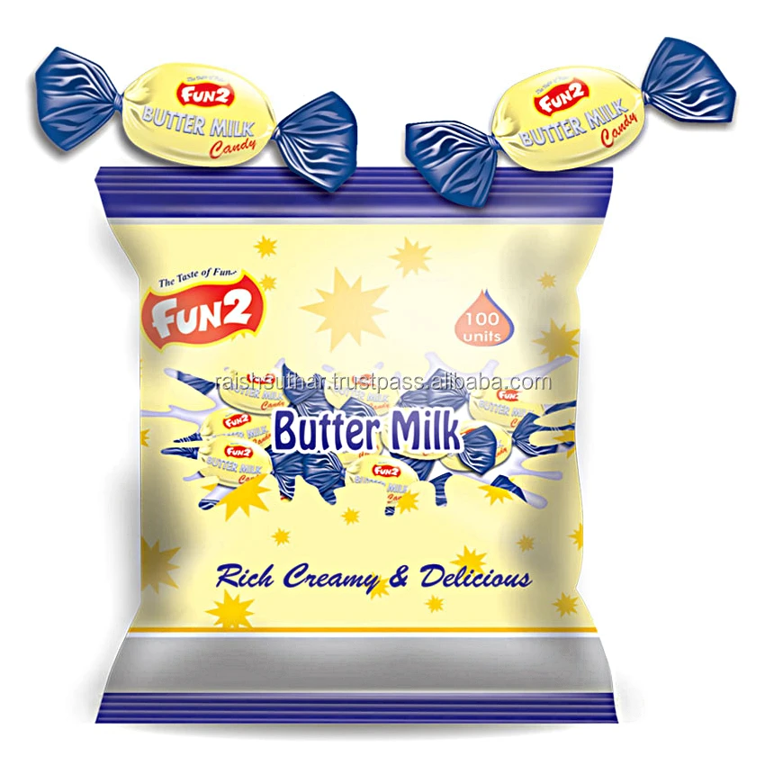Delicious Candy Butter Milk for Halal OEM Box Packing butter milk candy/candies Supplier/ Sour candy manufacture.