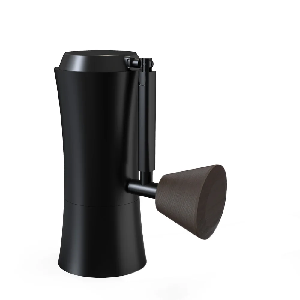  Dhpo великолепный дизайн; Ручная кофемолка объем 30g со сборкой 6-осевой S136 конической Burr и складная деревянная ручка