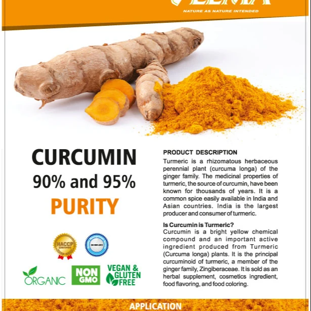 Hot sale Organic Curcumin powder , natural Curcumin powder, Pure curcumin powder used as anti inflamatory