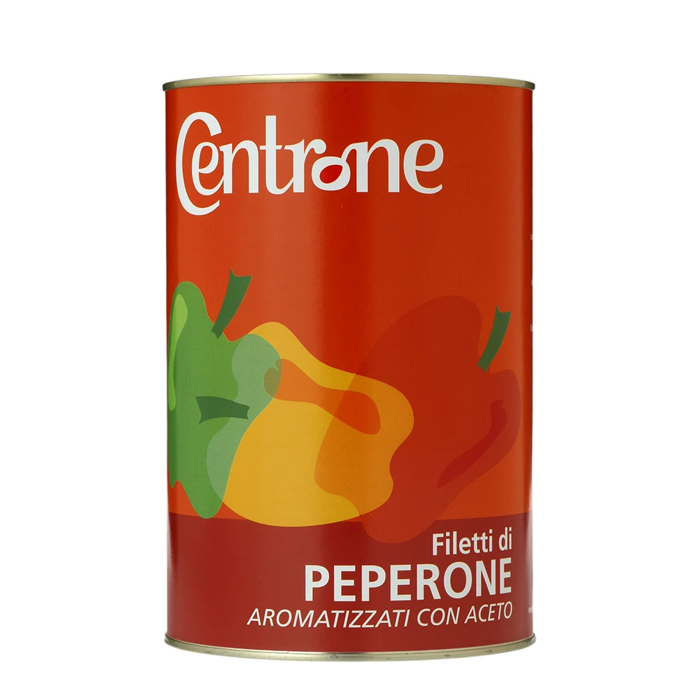 Centrone healthy products Best quality italian made pepper fillets wine aromatized can food vegetables