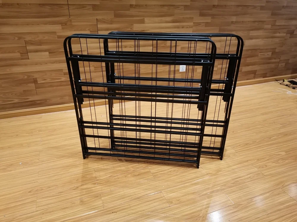 Hight Quality Modern Cheap Platform Slatted Base Bedroom Metal Folding Bed Wholesale