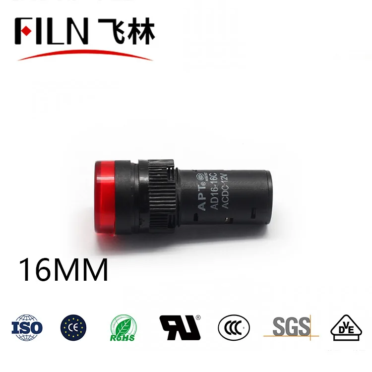 AD16 indicator lamp machine signal lamp factory manufacture red green yellow blue white led