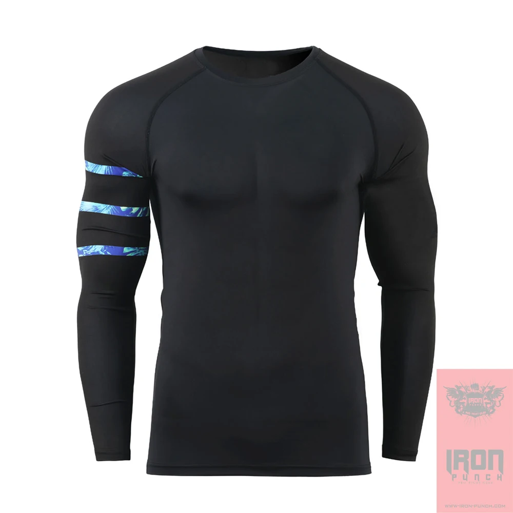 Rash Guard Bjj Rash Guard Factory Custom New Arrival Polyester / Nylon Sports Long Sleeve Men Plain Rash Guards Wholesale
