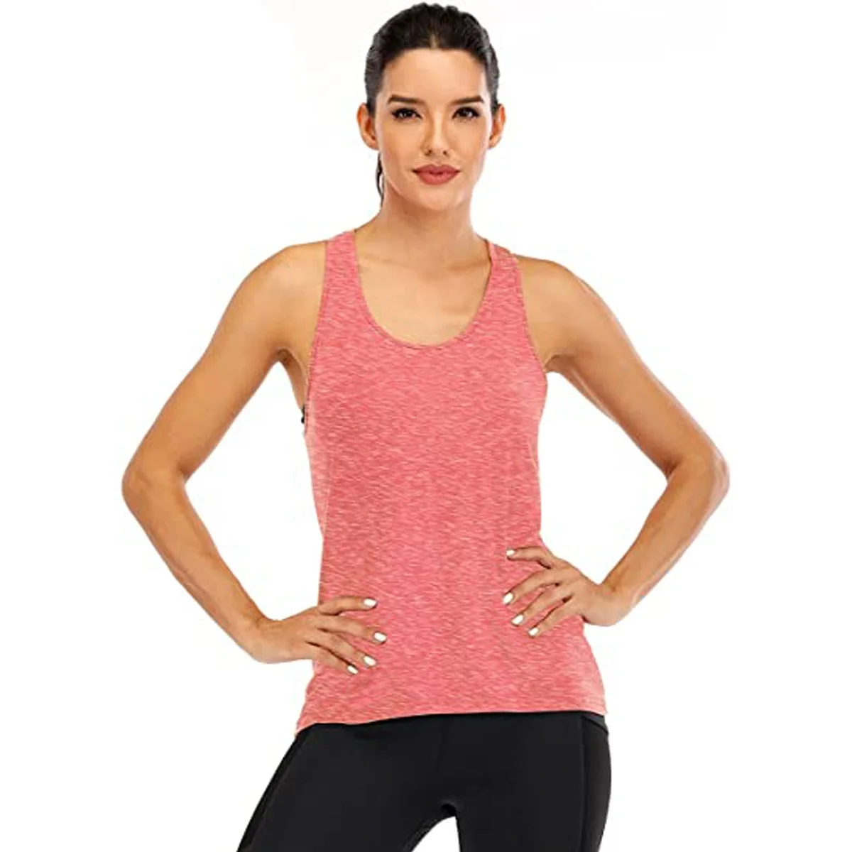 custom singlet women fashion colors polyester tank top pastel Sublimation lady scrunch back tanks