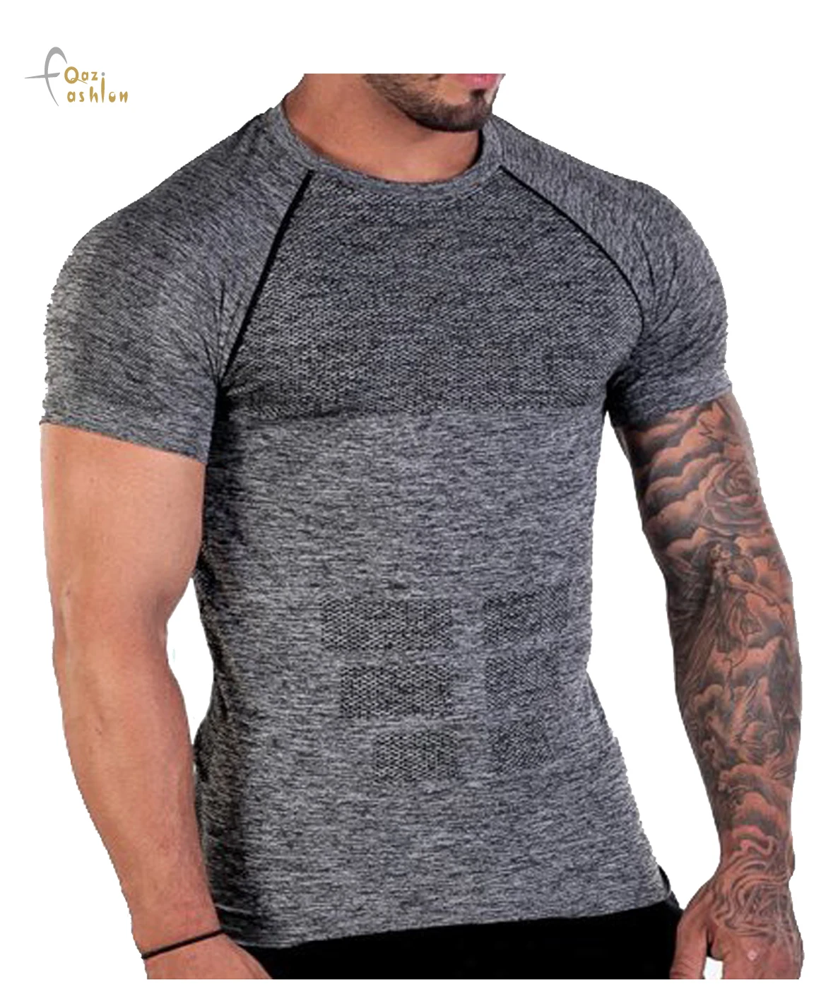 Summer black cotton gym sports t shirts