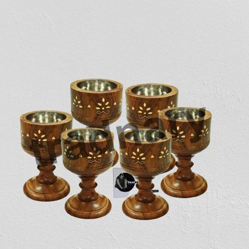 Традиционная деревянная курильница Mukhbar набор уд мубара конусная с латунными листьями для дома офиса отеля