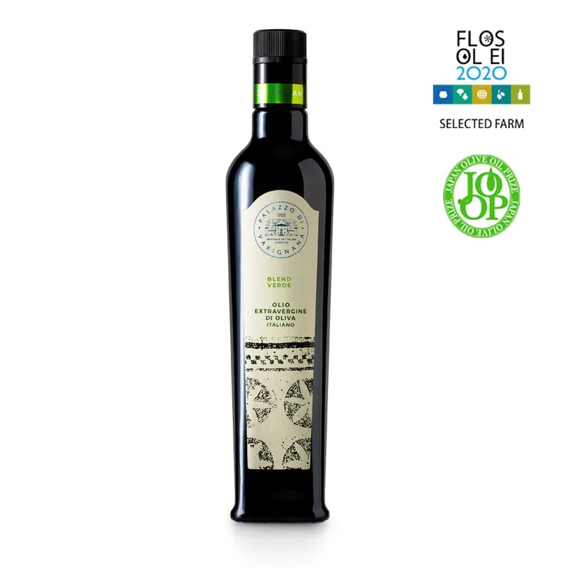 Top Quality Made in Italy cold pressed Extravirgin Olive Oil Blend Verde Glass Bottle 250ml Ready to Ship