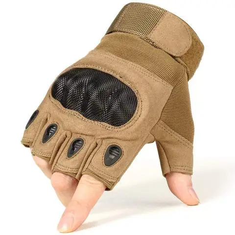 Тактические перчатки Военные резиновые с твердыми костяшками