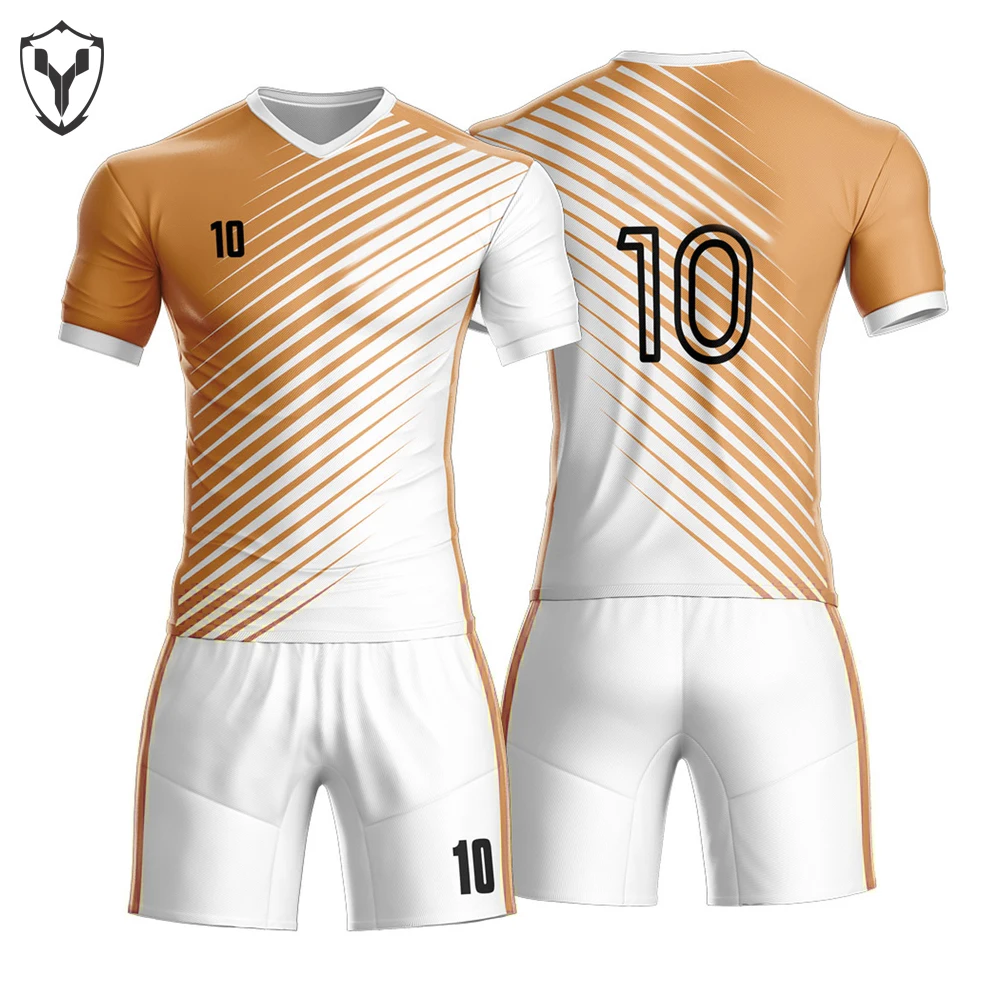 Индивидуальная Сублимация горячая распродажа футбольный дизайн цифровая печать оптовая продажа с завода низкая цена высокое качество Футбольная форма коротким рукавом