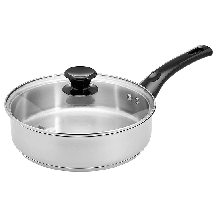 High Quality Durable Triply Stainless Steel Frying Pan With Lid Stainless Steel Triply Stainless Steel Frying Pan With Lid