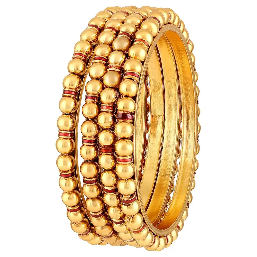 
Fancy Elegant Copper Gold Bijoux African Collection Wholesale Jewellery Set Bridal Bangle 