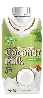 HOT SALE !! Original Coconut Milk - 1000ml & 330ml - OEM UNSWEETENED Drink Beverage 100% natural High quality healthy drink