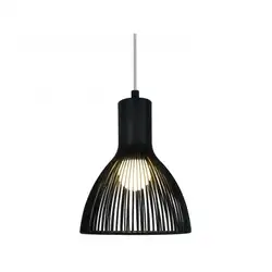 Black Nordic Pendant Lamp Iron Loft Modern Cage Pyramid Pendant Light Hotel Wedding Metal Hanging Lamp For Sale