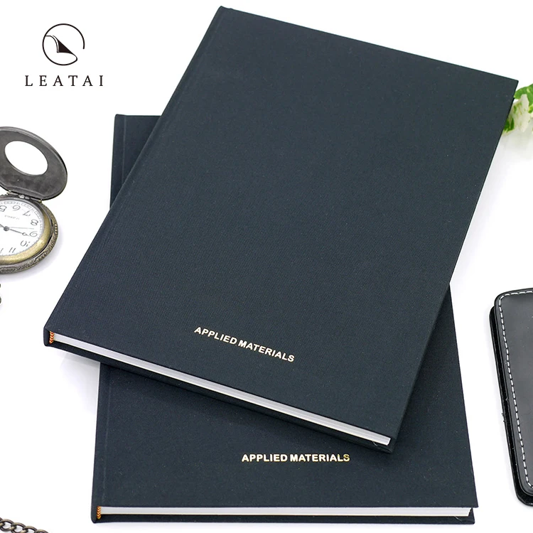  A5 Linen printed dot hardcover notebook