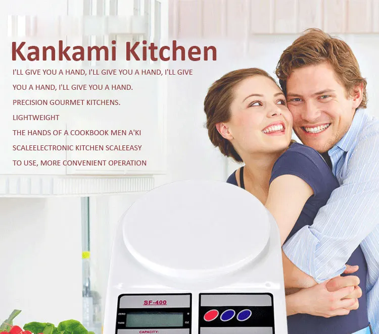 Лучшие оптовые продажи новые пластиковые водонепроницаемые цифровые весы для еды кухонные