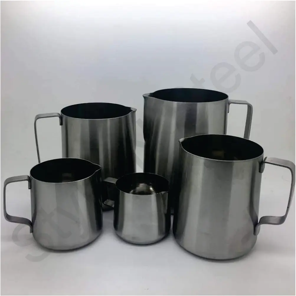 Milk Pot Stainless Steel unique tea pot coffee pots belly jugs frothing pitcher  Espresso Cups Latte Art Milk Frothing Jug