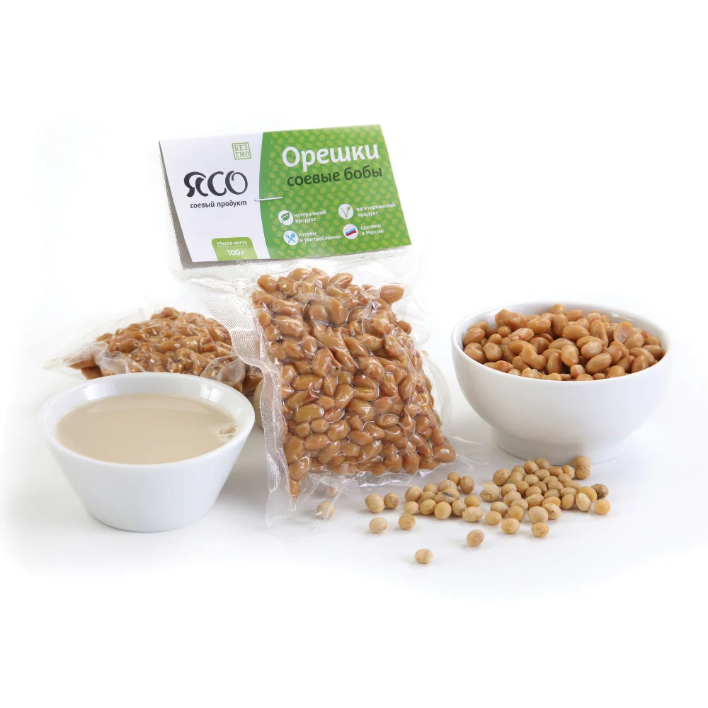 
Russian Eco friendly Vegan Natural Soy Nuts 100 g 