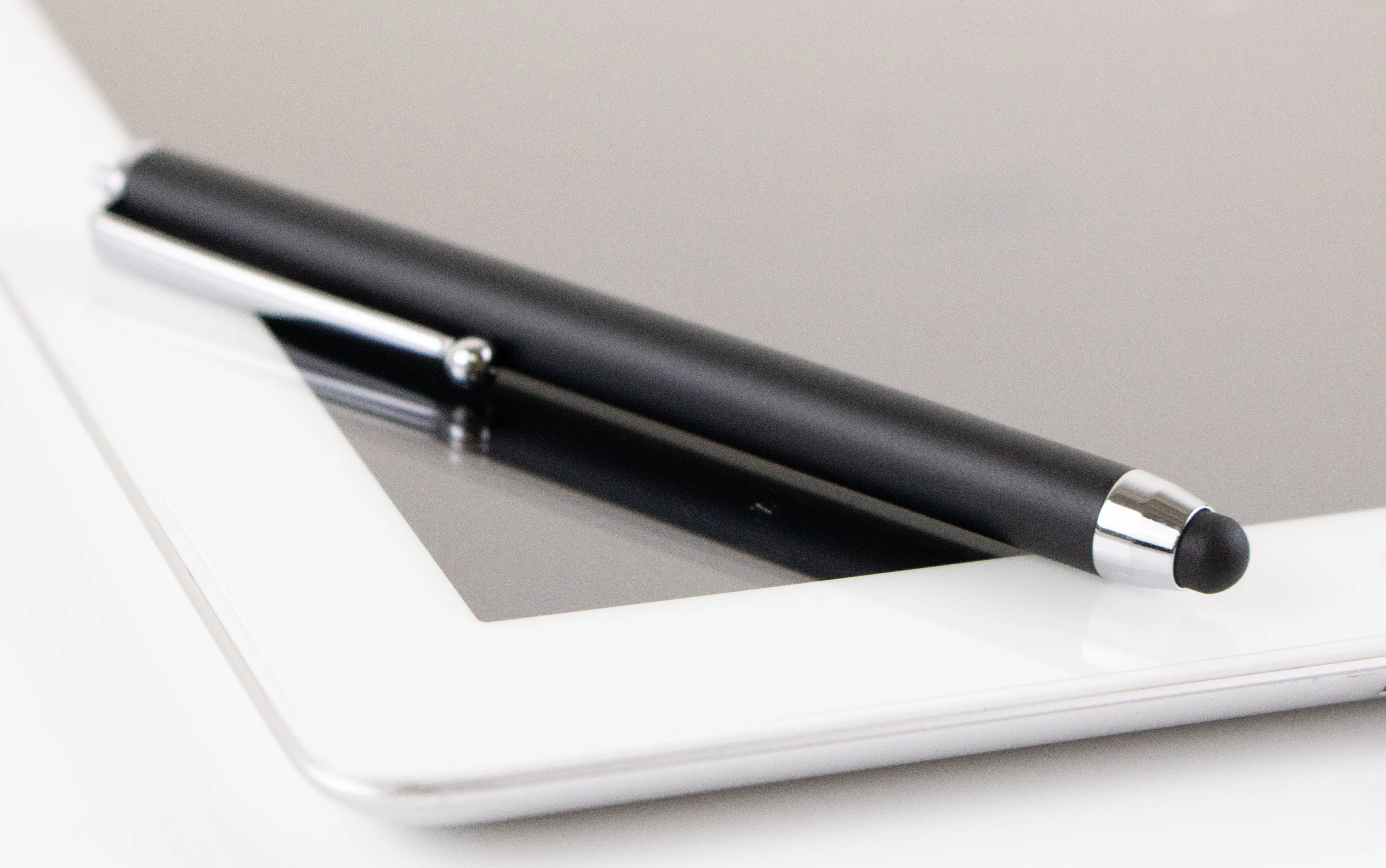 Wholesale Metal custom stylus pen touch screen pen with 6mm silicone smooth tip for tablet touch screen