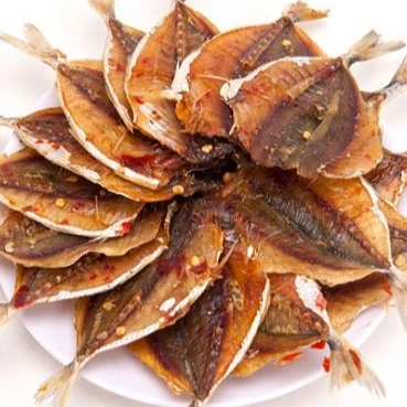 VIETNAMESE HIGH QUALITY DRIED FISH SNACK / SUNDRIED YELLOW STRIPE TREVALLY FISH for SALE WITH GOOD PRICE + 84 966722357