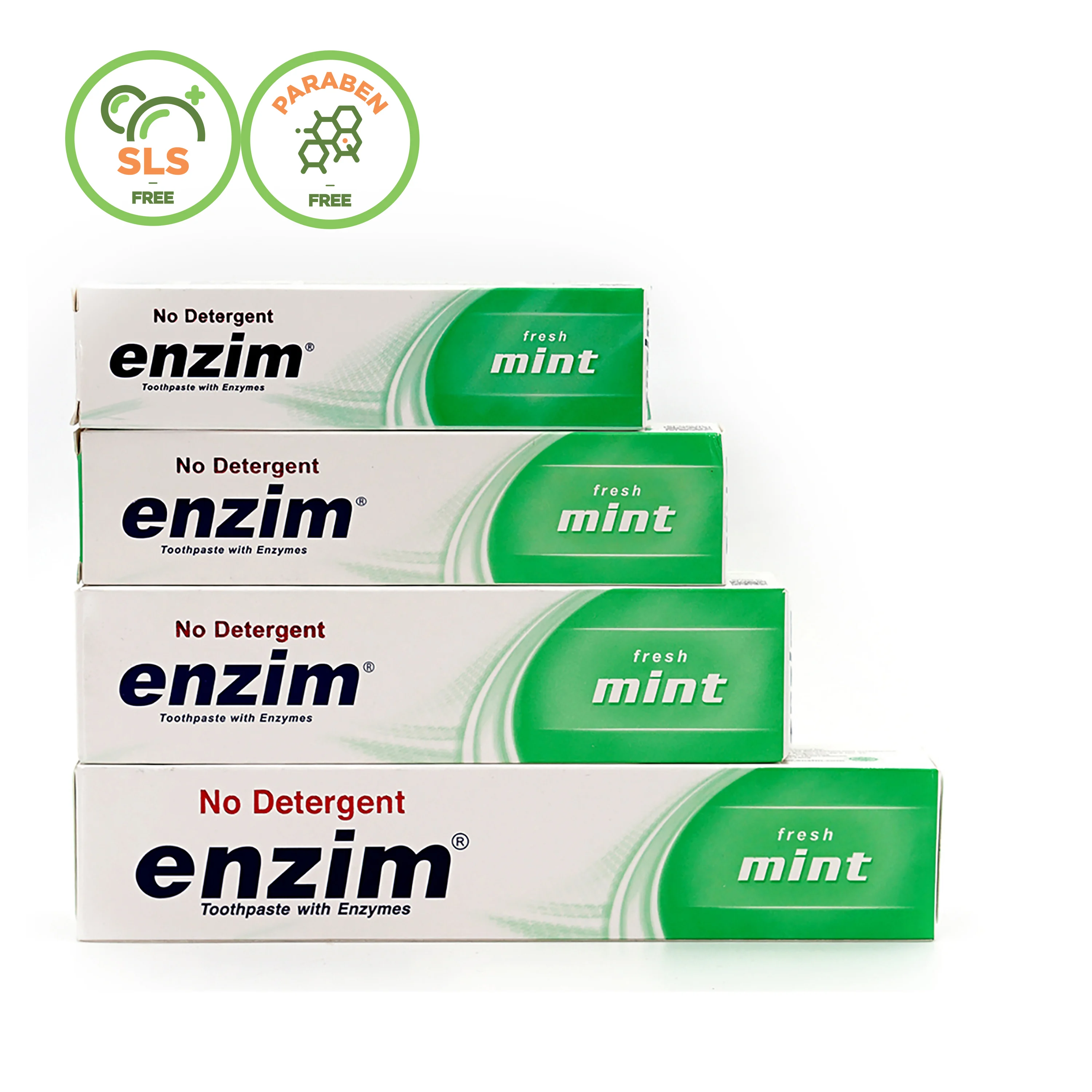  Высококачественная зубная паста с активным ферментом и без SLS для устранения стоматита дыхания