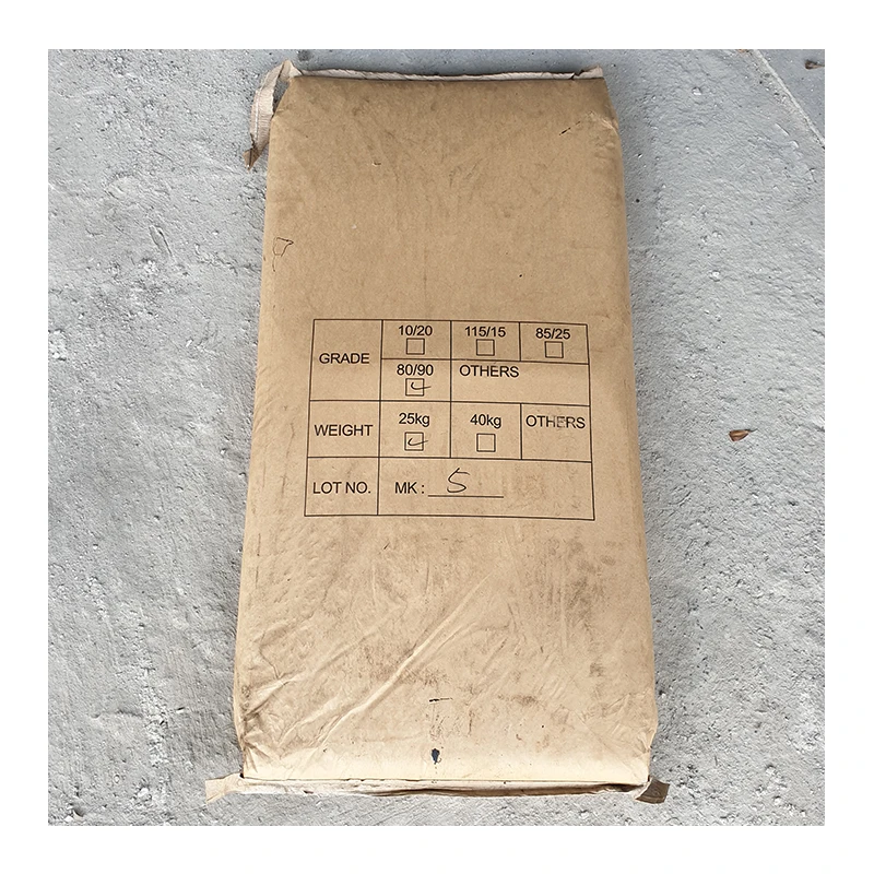 Factory Price Premium Grade Malaysia Blown Asphalt 80/90 (25kg) Features with Waterproofing and Anti-corrosive