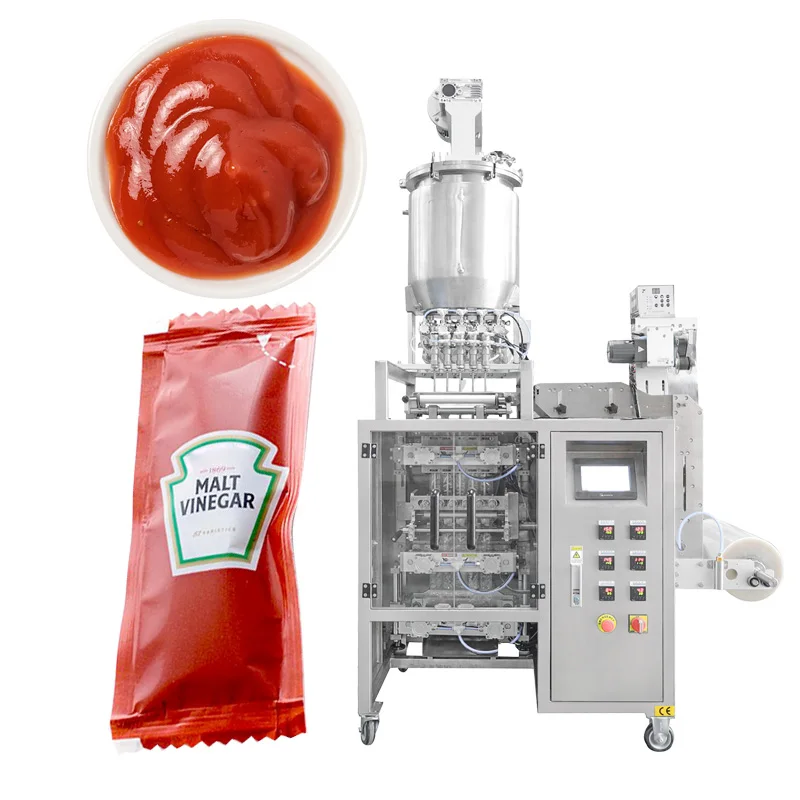 Reasonable price 4-lines 6-lines tomato paste honey stick paste packing machine
