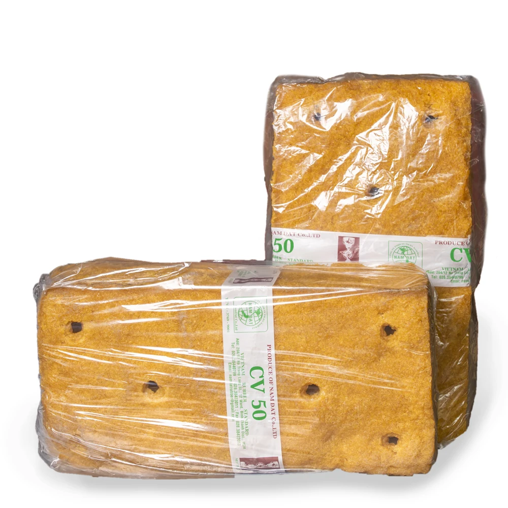  Vietnam manufacturer SVR CV 50 (TSR CV) natural Raw Material with yellow
