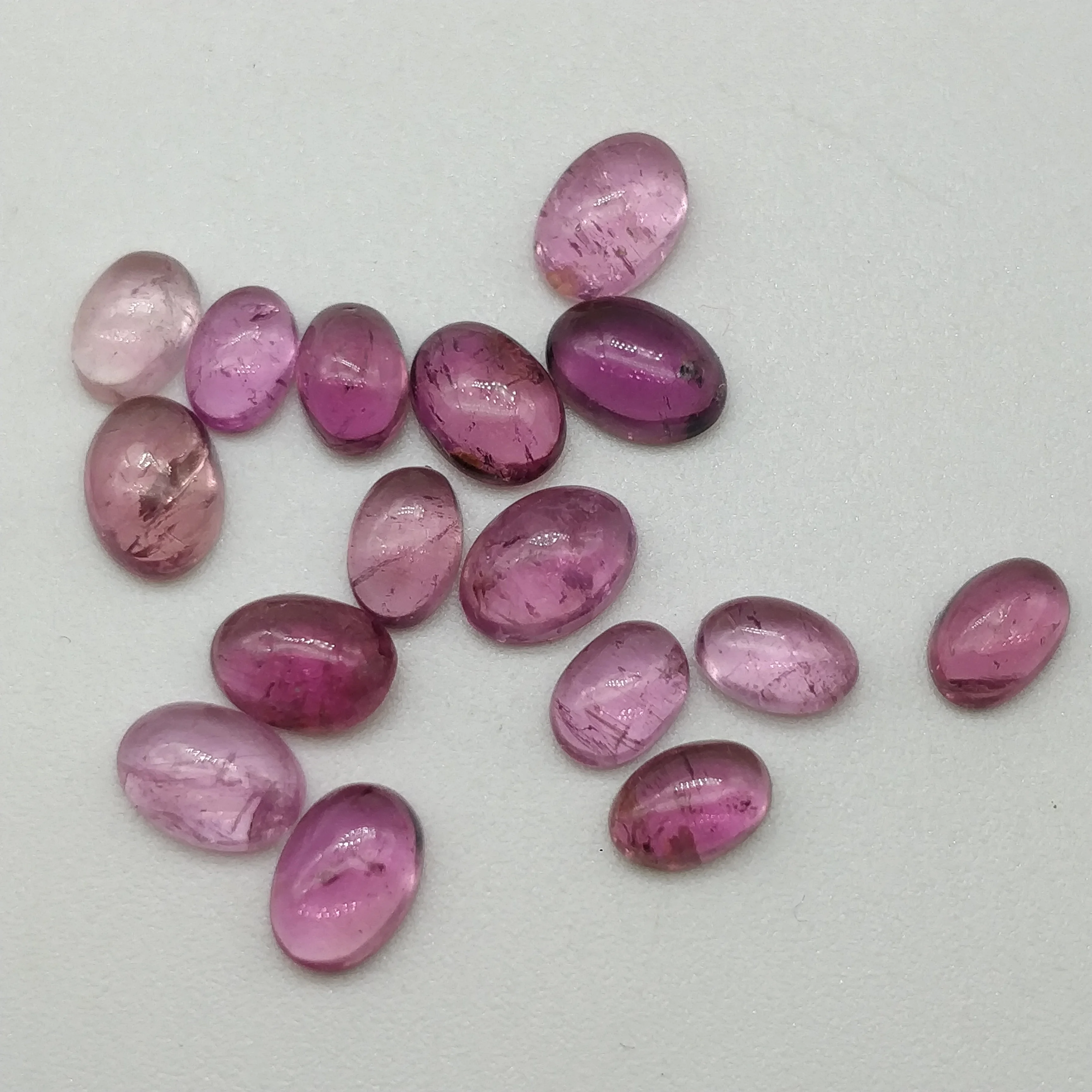 Best Quality natural Pink Tourmaline Oval Cabochons For Sale Direct from Manufacture from India