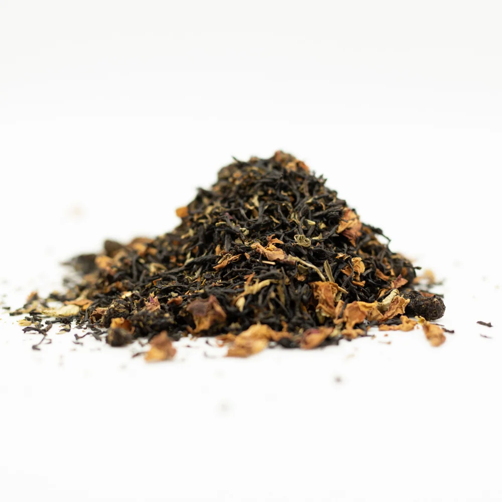 Личи и персиковый черный чай