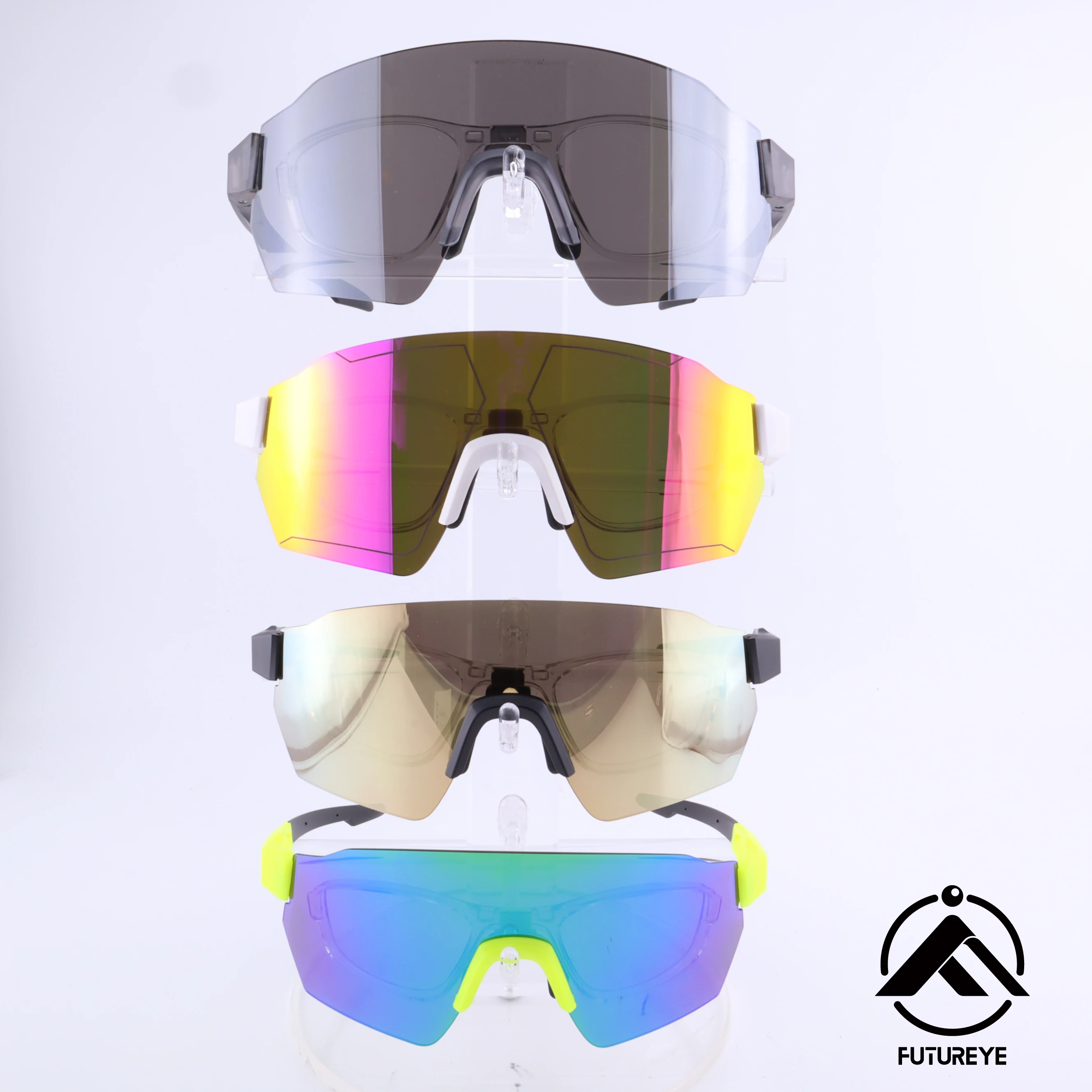 2021 new arrival mtb bike cycle road drive outdoor sports cycling adult glasses own branded cylindrical lens glasses