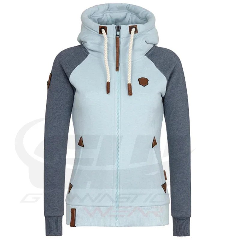 2022 new design breathable Anti shrink women  choice women winter hoodies fleece with logo