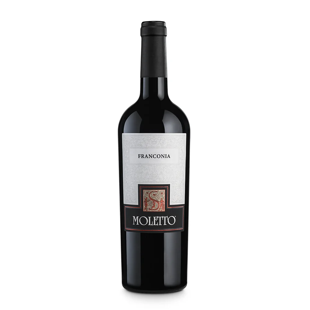 Franconia Red Still Wine From Italy Veneto District Produced From Franconia Grapes