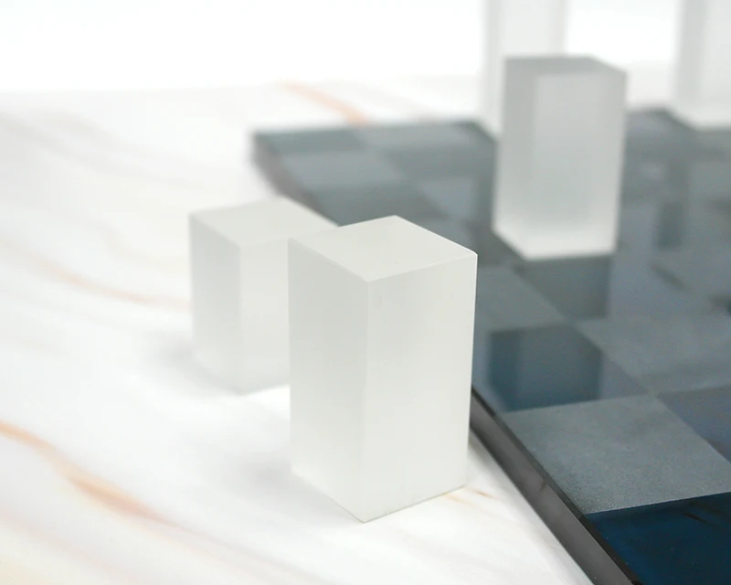 Шахматный набор из хрустального материала Современное украшение шахматная