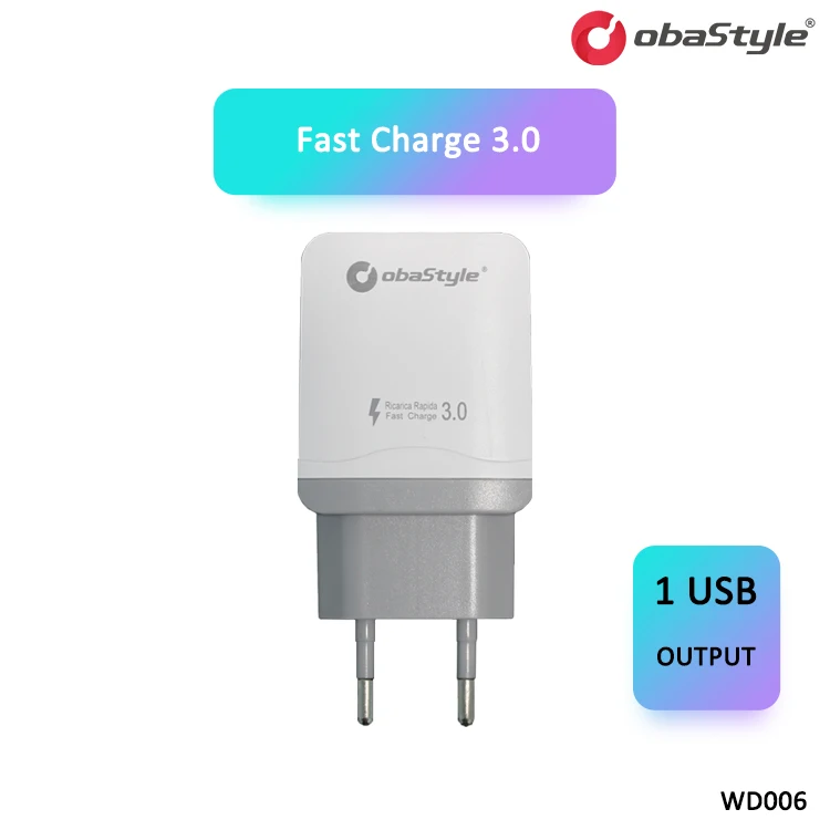New Arrivals QC3.0 3.0A USB Phone Charger Travel Charger Wall Charger for Mobile Phone