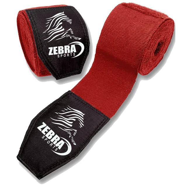 Professional Handwraps semi Elastic Hand Wraps with Thumb Loop for Boxing, MMA, Muay Thai and Other Martial Arts 4m Custom Label