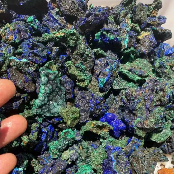 Top quality copper mineral blue green copper ore rough