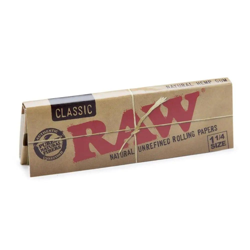 
Raw Organic Hemp King size Slim Rolling papers + 32 TIPS (1/2/5/10/24)pcs 