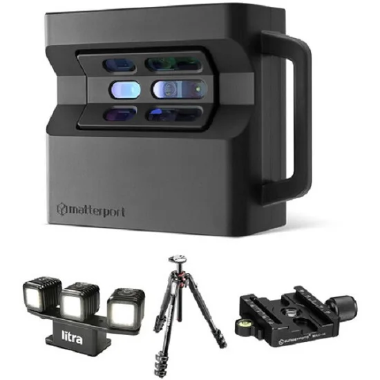 Заводская цена Matterport MC250 Pro2 3D камера со штативом и комплектом светодиодного