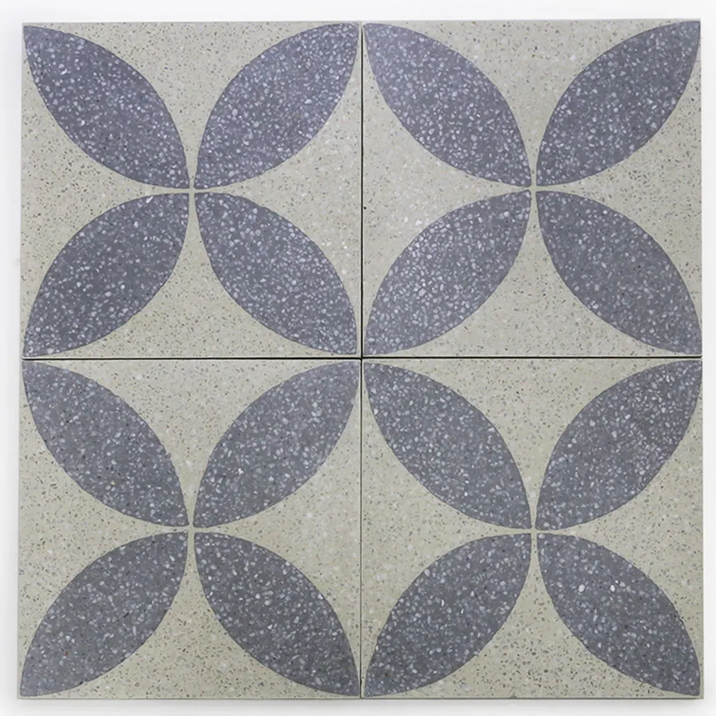 Terrazzo Handmade Tiles in Viet Nam for outdoor and indoor - Matte surface, beautiful pattern
