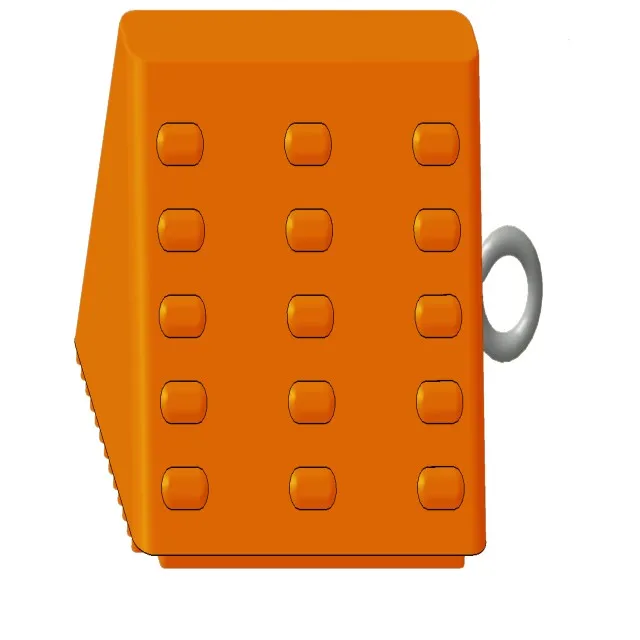 Противооткатная колодка выравнивания