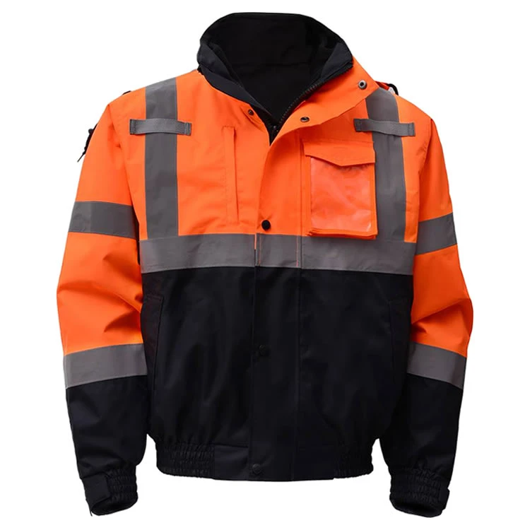 High Visibility Reflective Safety Security Vest Safety Clothing Work Reflective Vest Multi Pockets Workwear Safety Waistcoat Men