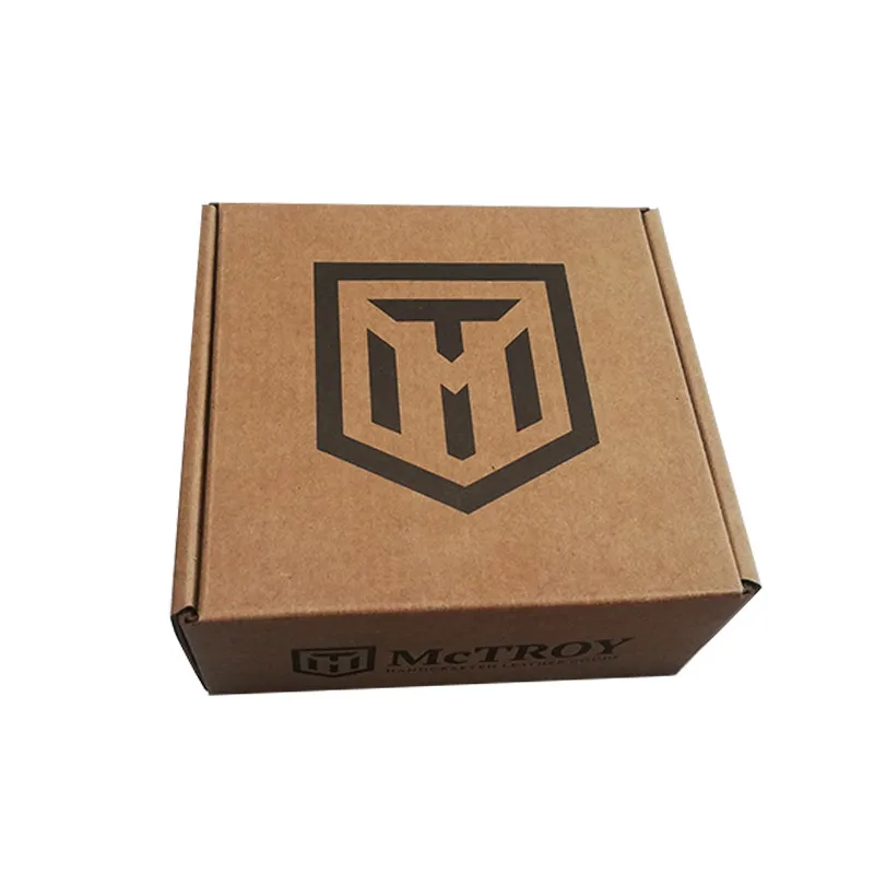 Custom with logo printed Carton Kraft Paper Packaging Box Kraft Product Box Recycling Paper Box