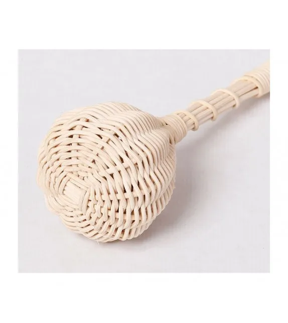 Vintage Rattan Baby Rattle