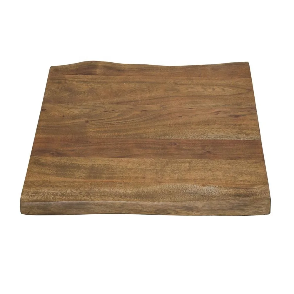 Custom Vietnam Furniture Supplier Coffee Shop Solid Wooden Table Tops