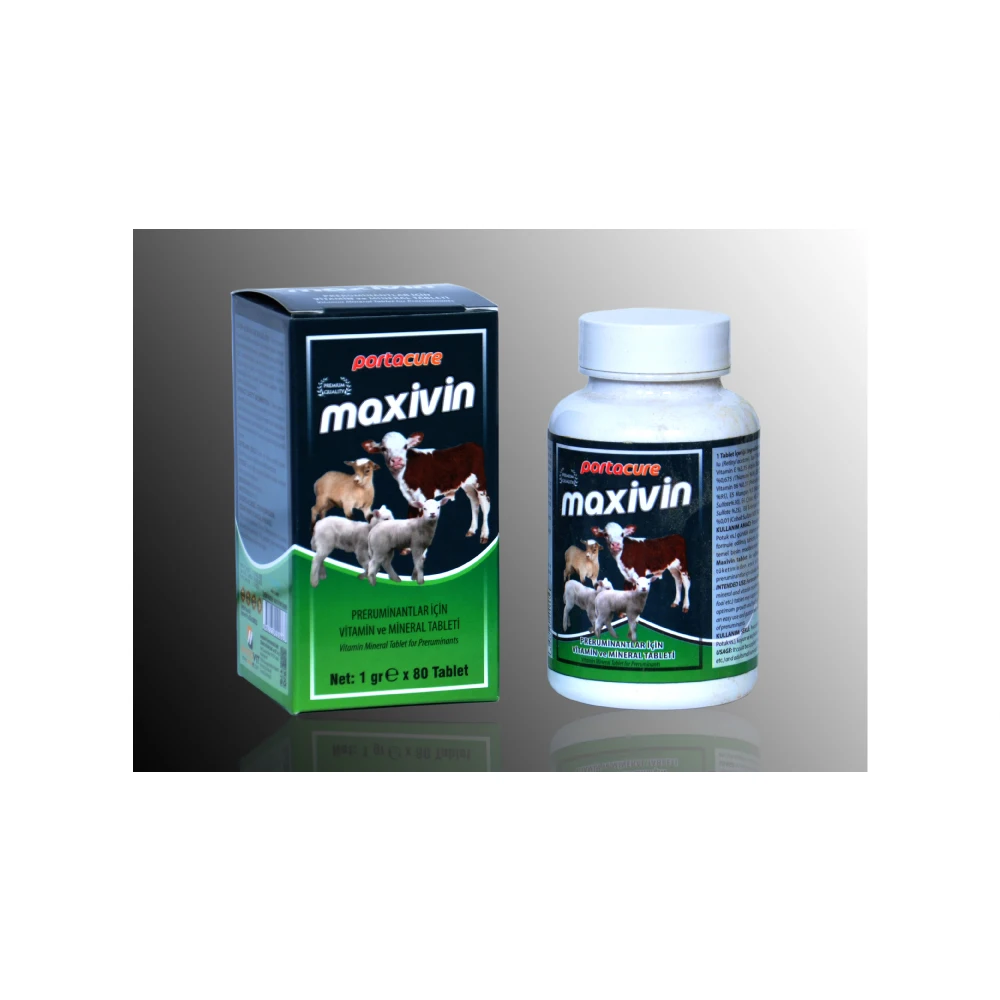 
Portacure Maxivin - Vitamin And Mineral Tablet For Preruminants 