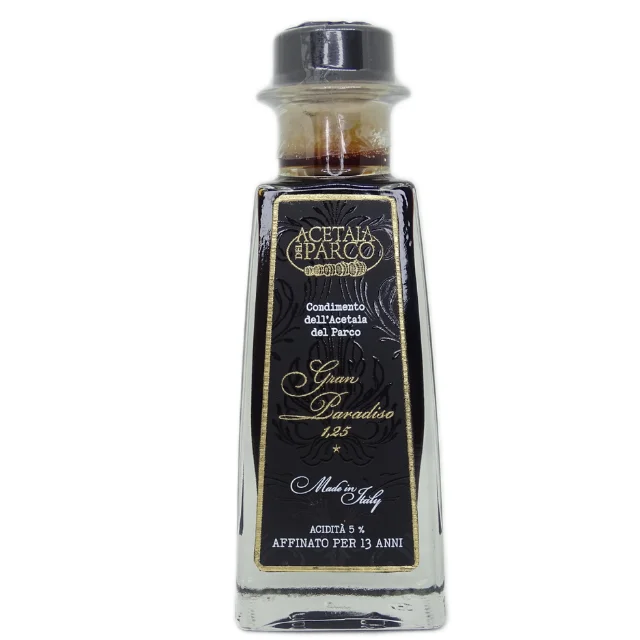 
Italian high quality 100 ml Seasoning of the vinegar of the park Gran Paradiso Label 