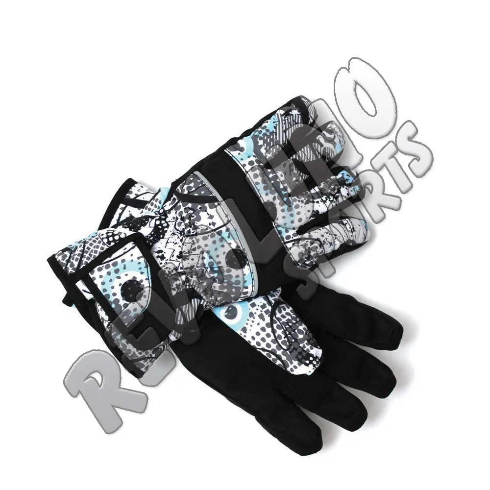 Лыжные перчатки водонепроницаемые ветрозащитные теплые рабочие кожаные для сноуборда зимние